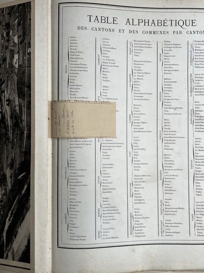 NEVERS, 1878
Cantonal Atlas of the Department...