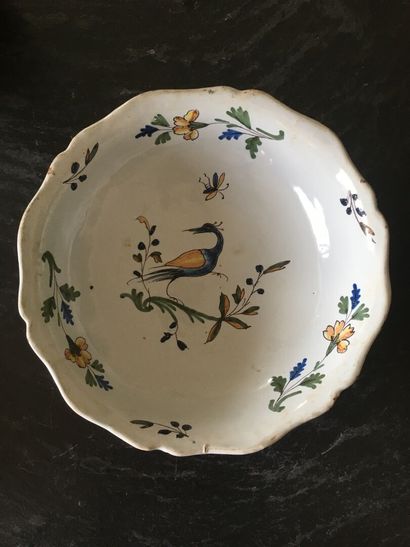 NEVERS, 18th century
- Round salad bowl with...