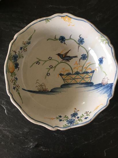 NEVERS, 18th century
- Round salad bowl with...