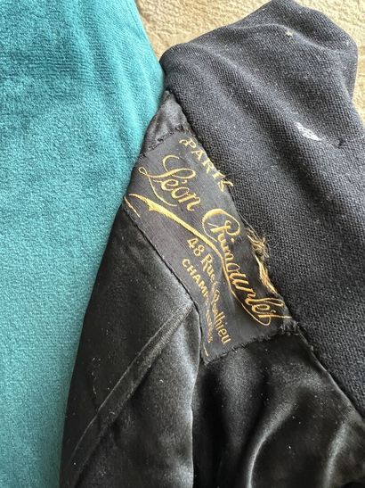 Frac, Second Empire, brown woolen suit with...