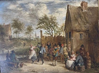 Flemish school of the XIXth century follower...
