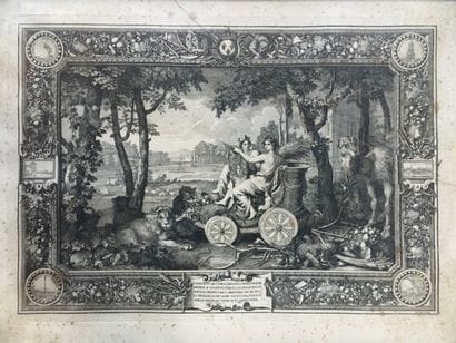 After Charles LE BRUN (1619-1690)
Ceres and...