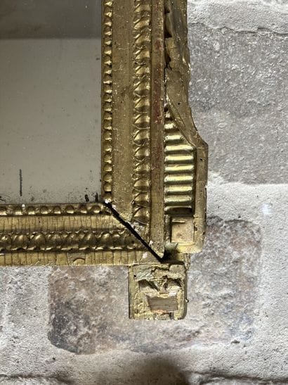 Louis XVI period rectangular carved wood...