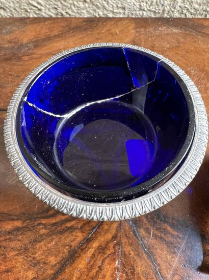 Paire de salières, en argent, poinçons 1er...