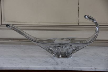 Coupe en cristal de Bayel, vers 1950
De forme...