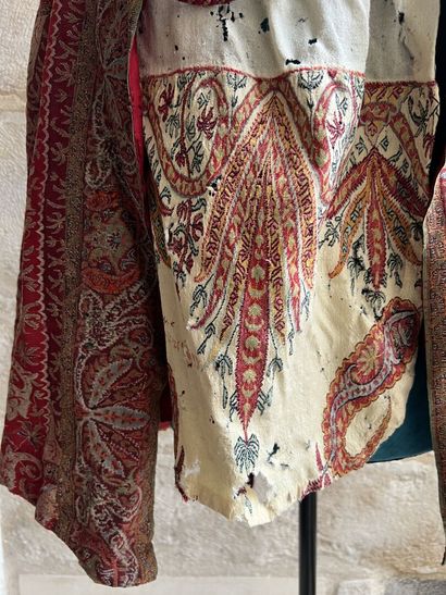 Visit in a cashmere shawl of India, circa...