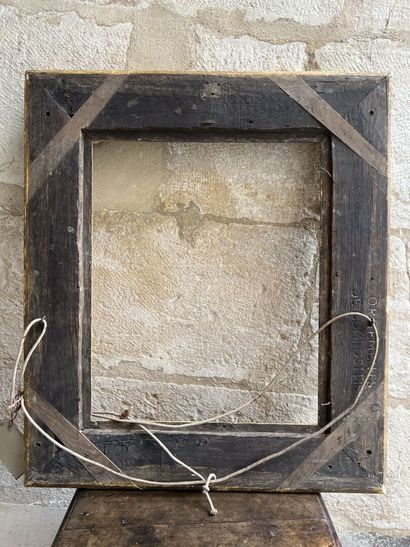 Carved and gilded wood frame from the Louis...