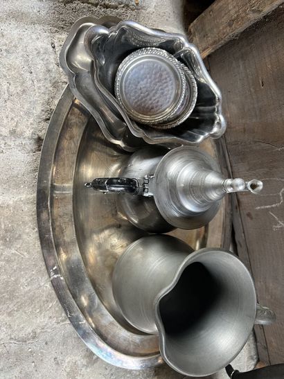 Silver plated metal MANNETTE 