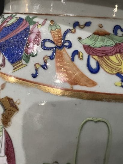 CHINE, début du XIXe siècle
Paire de potiches...