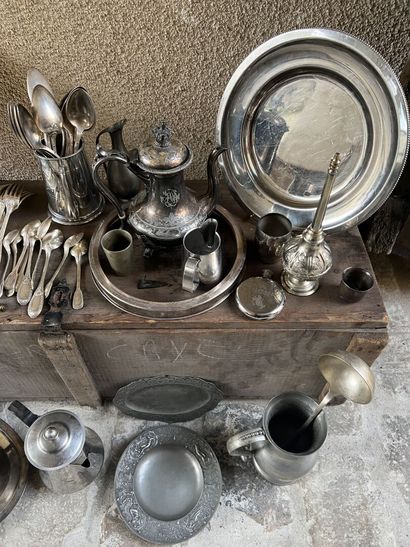 Silver plated metal MANNETTE 