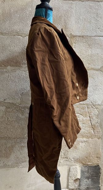 Frac, Second Empire, brown woolen suit with...