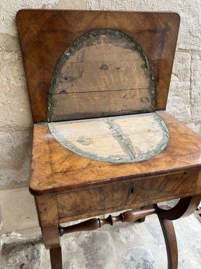 Restoration period burr veneer game table
Opening...