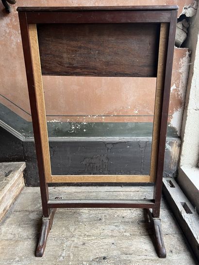 Mahogany and mahogany veneer screen and portable...