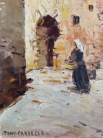 Tony Cardella (1898-1976)
Corsican landscape
Canvas.
54...