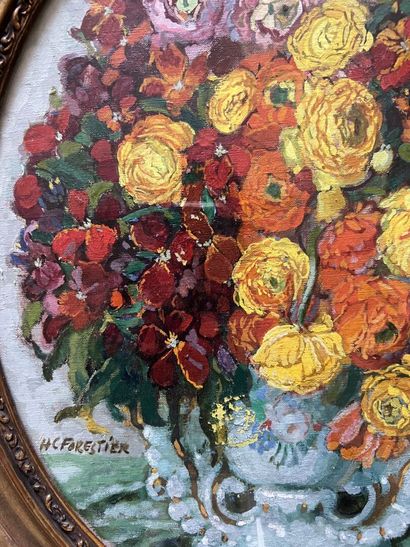 Henri Claudius Forestier (1875-1922)
Bouquet
Oval...