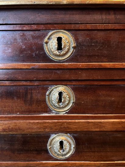 Small mahogany and mahogany veneer coffee...