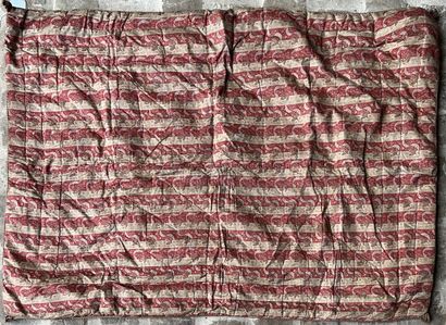Foot cover and two quilted and quilted blankets,...