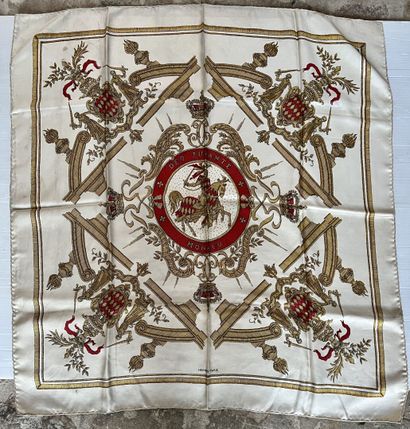 HERMES
Two silk squares 