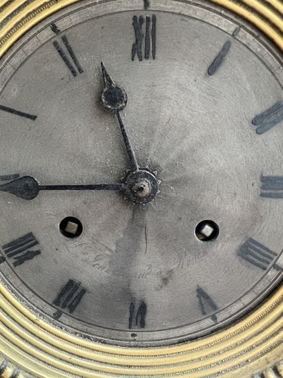 Portico clock of the Charles X period
Decorated...