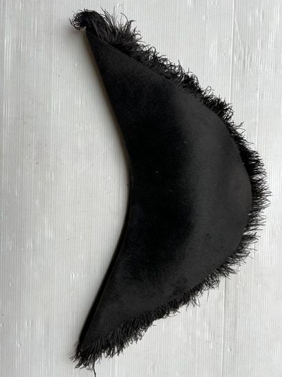 Officer's bicorn, Second Empire period, black...