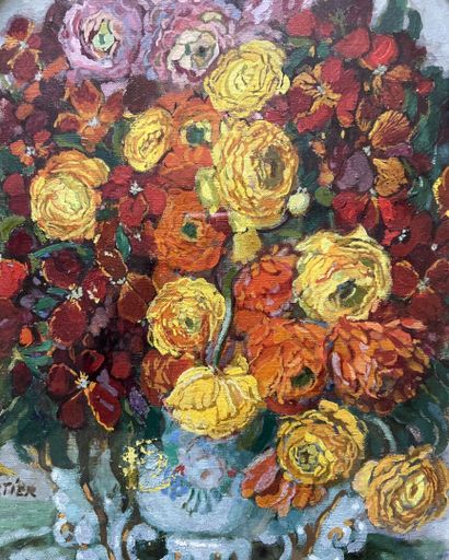 Henri Claudius Forestier (1875-1922)
Bouquet
Oval...