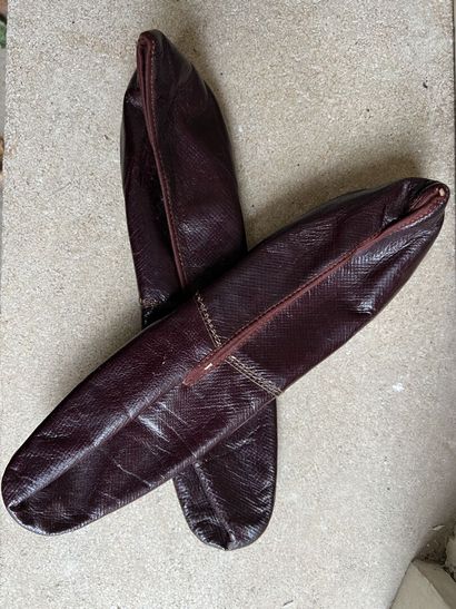 Pair of ladies' shoes, mid 19th century,...
