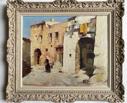 Tony Cardella (1898-1976)
Corsican landscape
Canvas.
54...