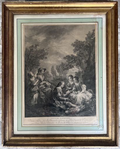 After Carle Vanloo (1705-1765)
Spanish conversation,...