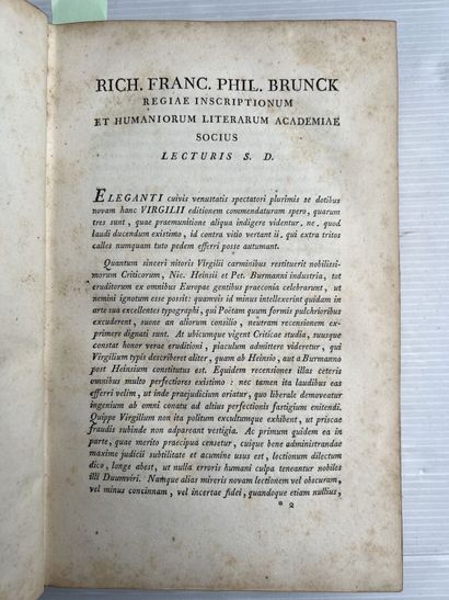 [VIRGILE]. Publii Virgilii Maronis Bucolica,...