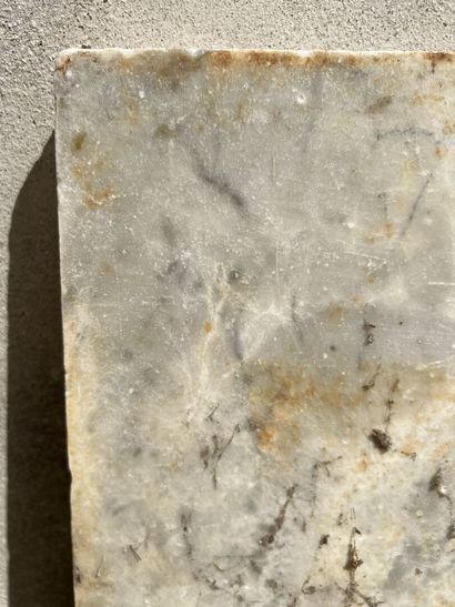 White marble from a secretary
H.110, W.38,...