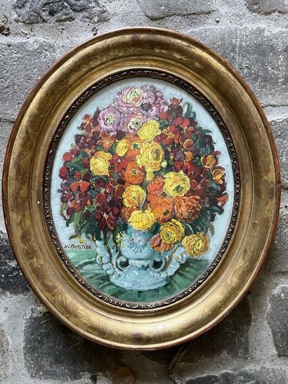 Henri Claudius Forestier (1875-1922)
Bouquet
Oval...