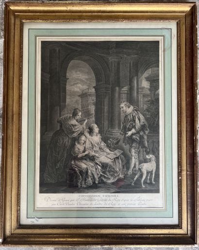 After Carle Vanloo (1705-1765)
Spanish conversation,...