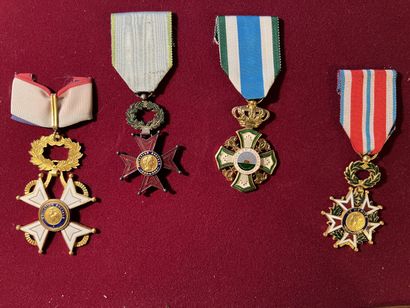 Four ornaments