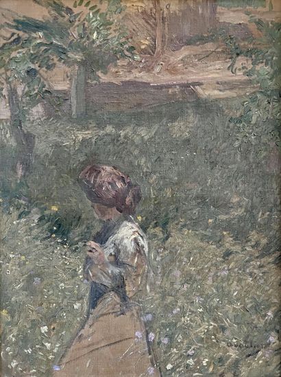 Otto Vautier (1863-1919)
Young woman in a...
