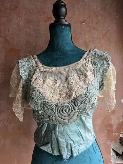 Two incomplete elegant dresses by Blanche...