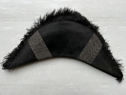 Officer's bicorn, Second Empire period, black...