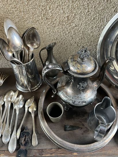 Silver plated metal MANNETTE 