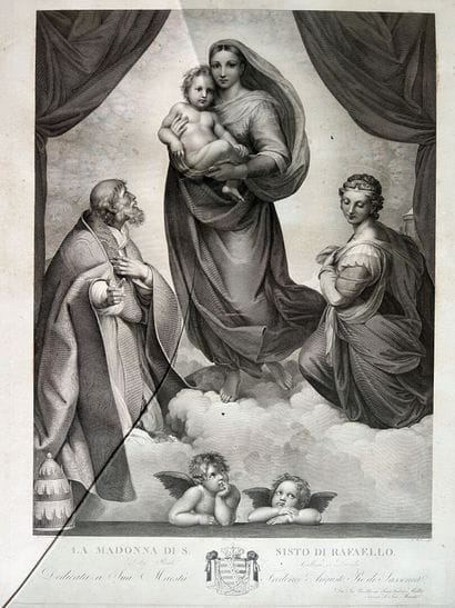 After Raphael, early 19th century 
Sistine...
