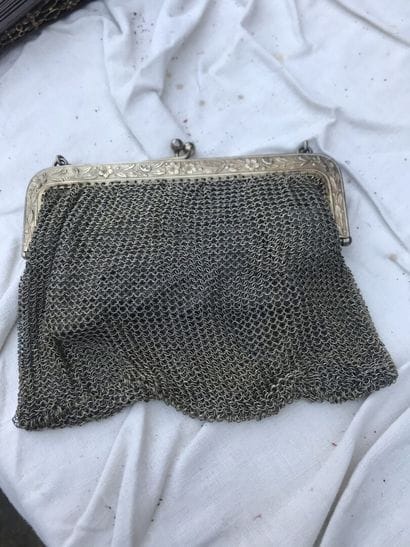 Reticule, late 19th century, silver and gilt...