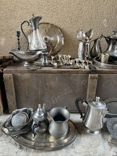 Silver plated metal MANNETTE 