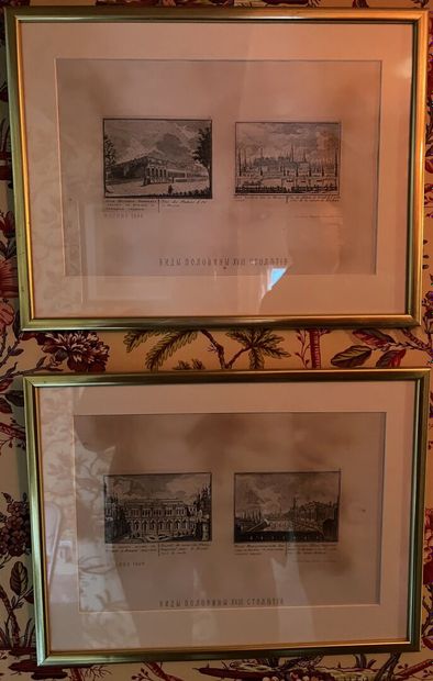 Important lot of engravings from the XVIIIth...