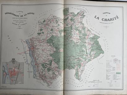 NEVERS, 1878
Cantonal Atlas of the Department...