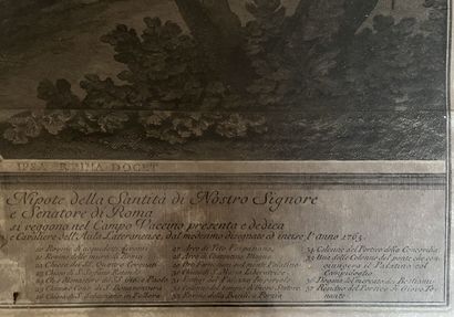 After Giuseppe Vasi (1710 -1782) 
Views of...