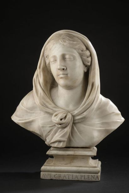 École ITALIENNE du XVIIIe siècle
Vierge Marie
Buste...