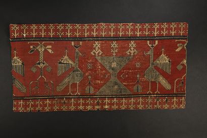 Broderie aux volatiles, Maroc, Azemmour,...