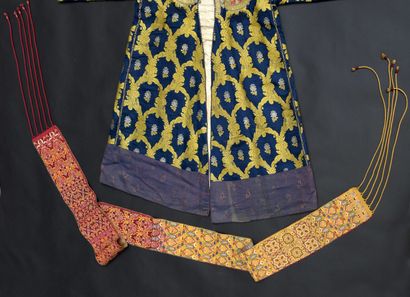 Ceinture marocaine, fin du XIXe siècle, lampas...