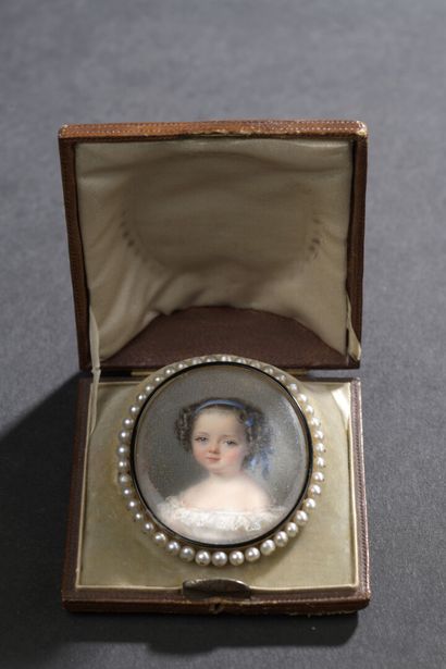 Cécile VILLENEUVE, (1824-1901)
Portrait de...