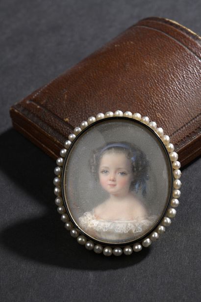 Cécile VILLENEUVE, (1824-1901)
Portrait de...