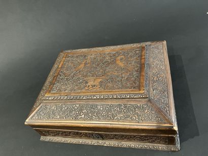 Coffret en bois de Sainte-Lucie, fin du XVIIe-début...