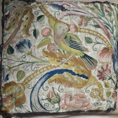 Broderie, Italie, milieu du XVIIe siècle,...
